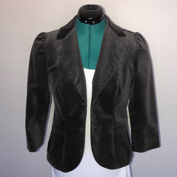 halogen velvet blazer